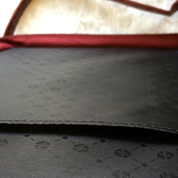 Foray Maroon Faux Leather Briefcase Planner Binder Bag Multi-Pocket Organizer . - Picture 6 of 16